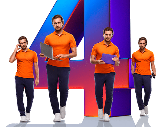 Великолепная четверка Ростелеком в&nbsp;деревне Жилина (Орловская область)